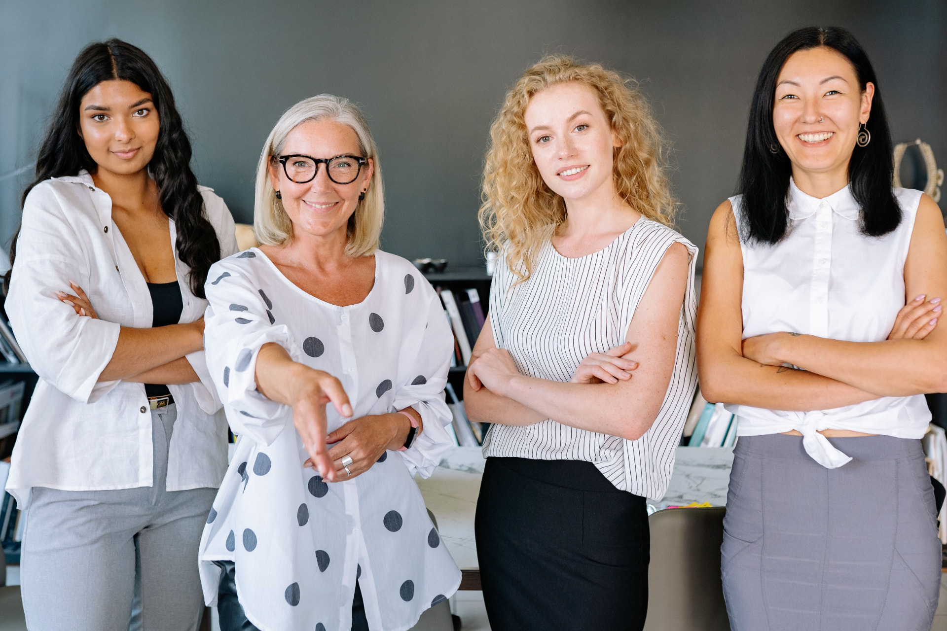 Four certified health coaches from the NOW For Women team